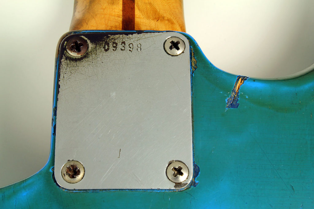 Fender Stratocaster 1956 Seriennummer Backplate