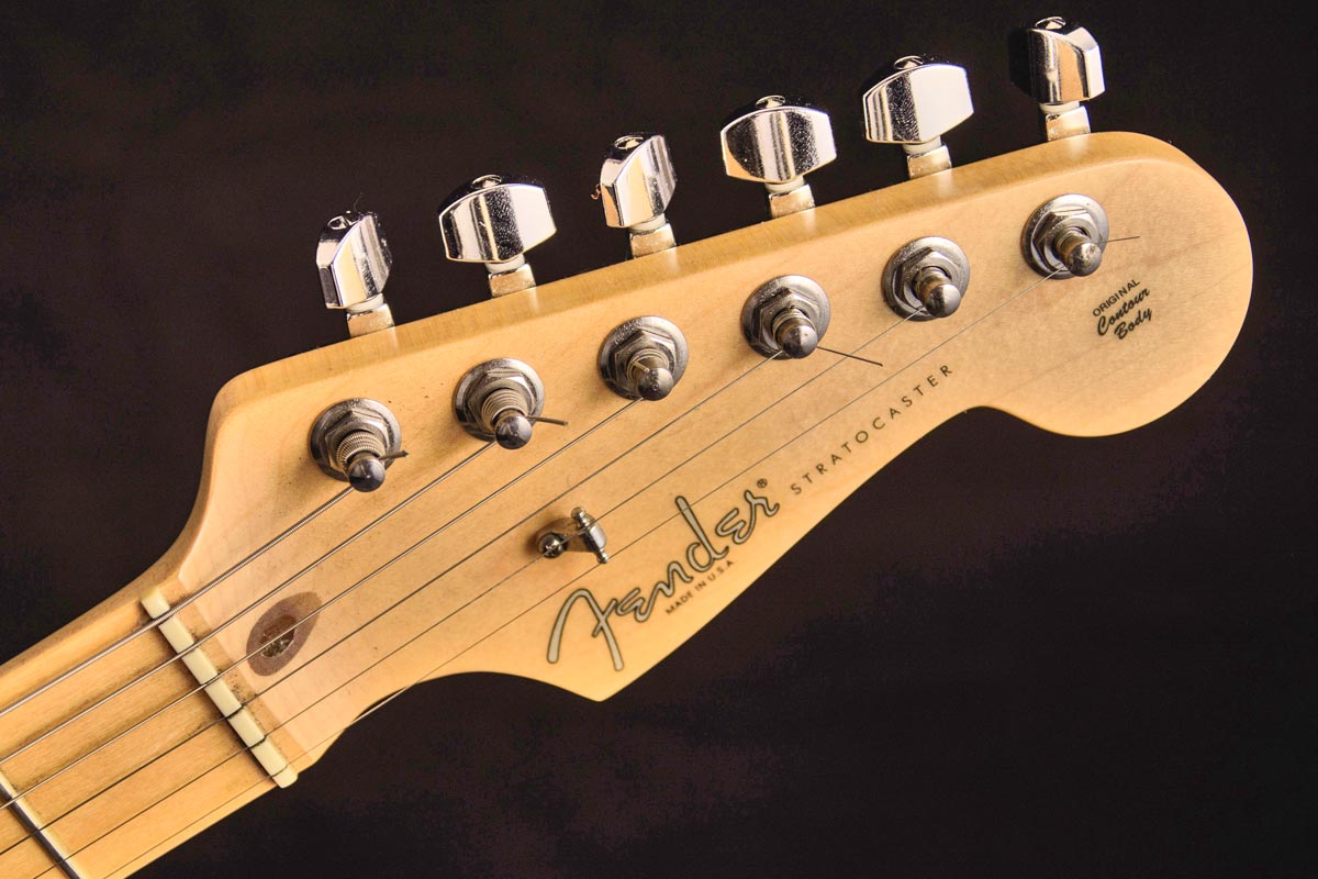Fender-Stratocaster-Kopfplatte