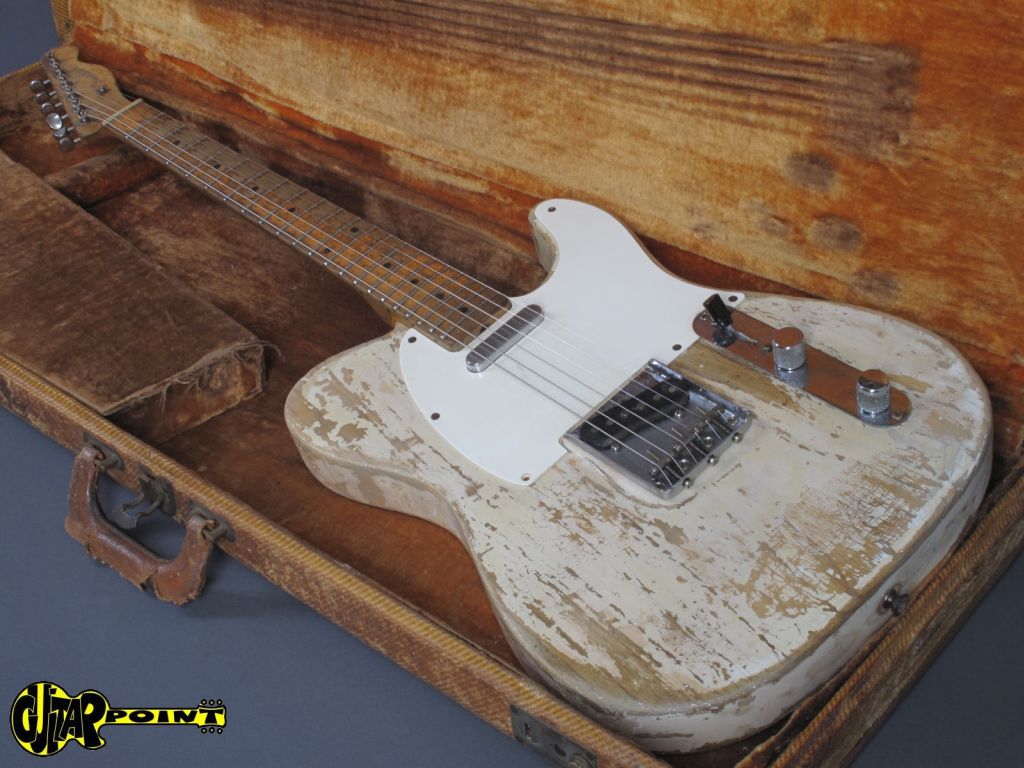 Fender Telecaster, Seriennummer passend zu 1957, Farbe: Blonde.
