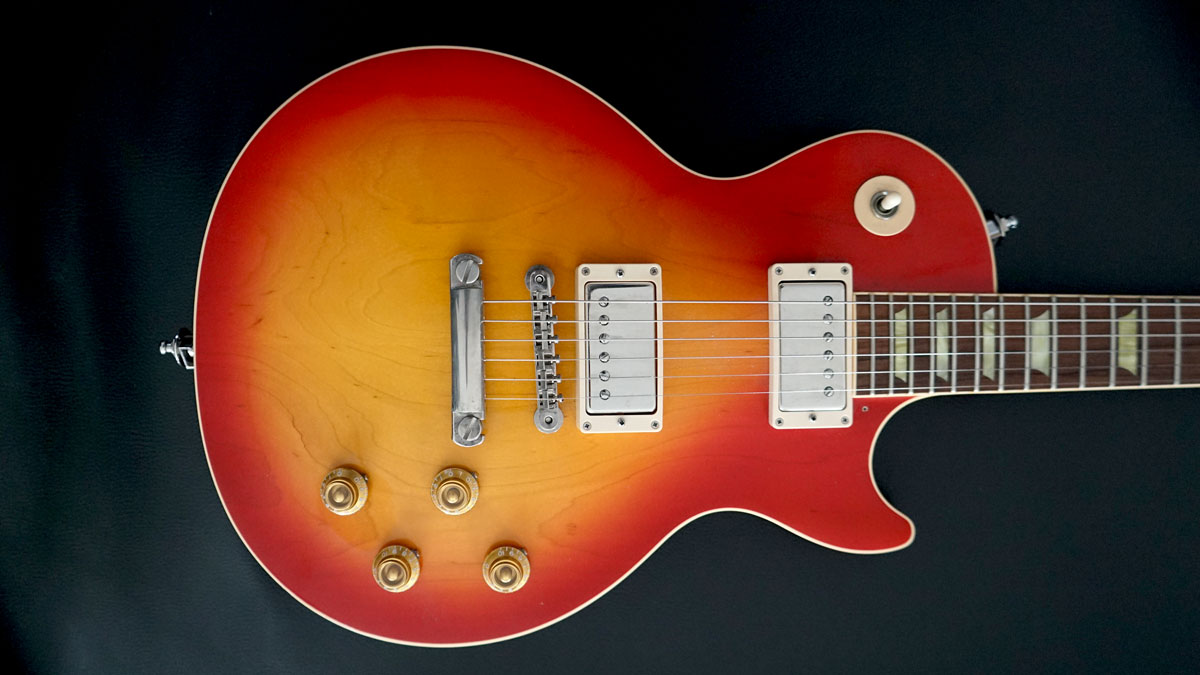 Decke der Gibson Les Paul Classic mit Nitro Lack