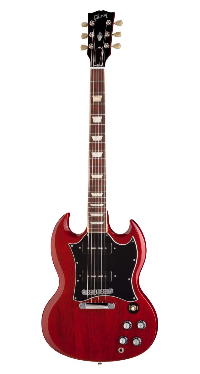 Gibson SG mit P90 Tonabnehmern.
