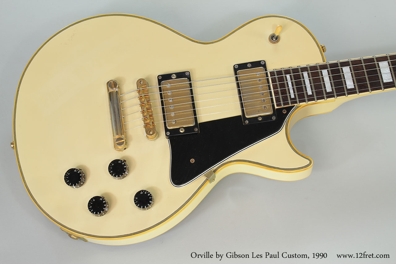 Frontansicht einer Orville by Gibson Les Paul Custom