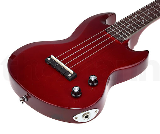 Die Harley Benton DC-Ukulele ist ein perfektes Weihnachtsgeschenk für Gitarristen für unter 50 Euro.